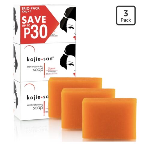 KOJIC SAN SKIN LIGHTENING SOAP - CLASSIC 100g x3