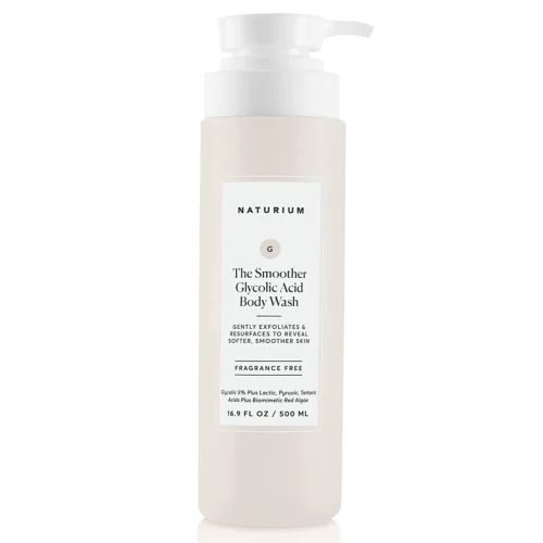 NATURIUM THE SMOOTER GLYCOLIC ACID BODY WASH 500ML