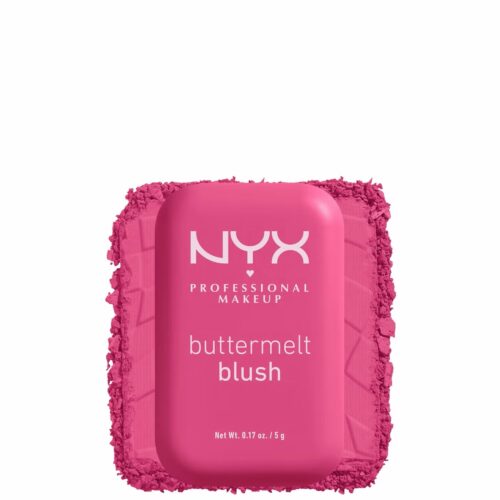 NYX Professional Makeup Buttermelt Powder Blush, up to 12H Wear, Fade and Transfer Resistant - Butta With Time